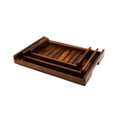thumbnail image 4 of Decorative Wooden Serving Tray – Rustic Platter for Coffee Table, Home Decor & Kitchen Use – Ideal for BBQ, Parties, Office & Living Room Display Bathroom Tray (Option-10), 4 of 5