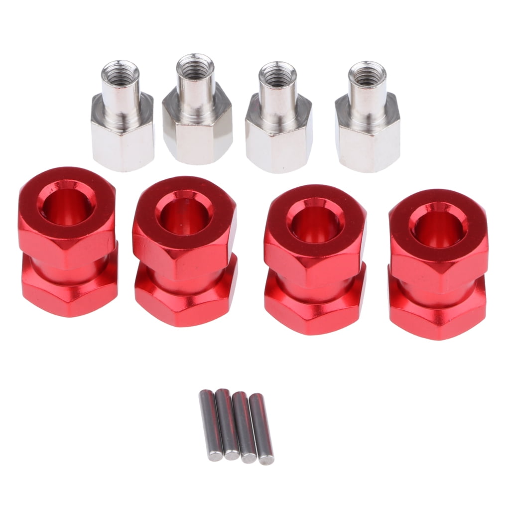 4 Pcs Wheel Hex Hub Adapter12mm to 15mm Extension For 1/10 RC Crawler SCX10 D90 