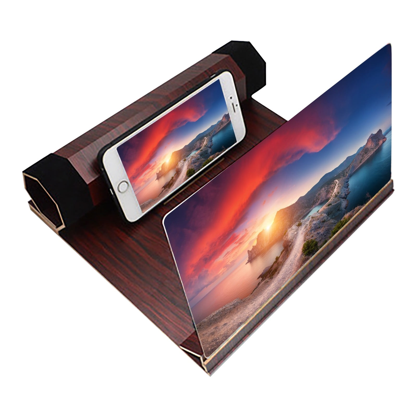 onhuon 12inch smartphone screen magnifying glass3d magnifying glass