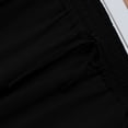 thumbnail image 6 of Eryao Big and Tall Two Piece Set Men Beach Casual Long Sleeve Hooded Tops and Side Button Shorts with Pockets Summer Vacation Lounge Sets,Black,XXXL, 6 of 7