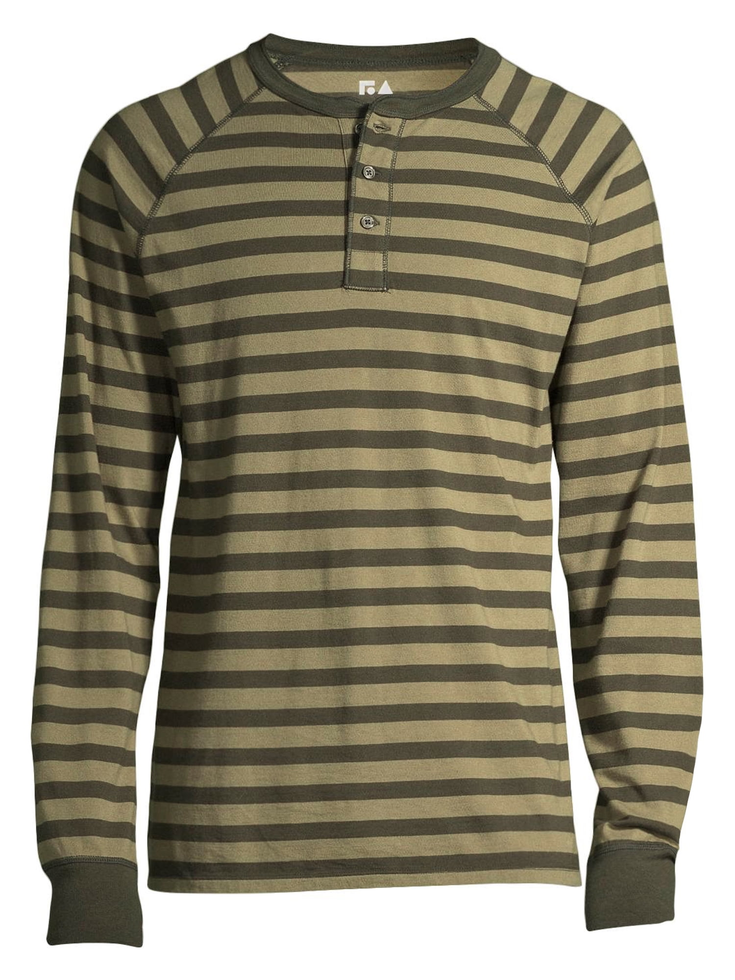 striped long sleeve henley
