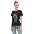 thumbnail image 4 of Women's Basic Short Sleeve T-Shirt Super Saiyan, 4 of 6