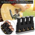 thumbnail image 4 of AROMA AHF‑05 Guitar Finger Grip Strengthener Exerciser Trainer for Piano Training EquipmentBlack, 4 of 4