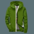 thumbnail image 4 of Windbreaker Jacket for Men Waterproof Lightweight Rain Jacket Mens Zip Up Hooded Rain Coats with Pockets, 4 of 4