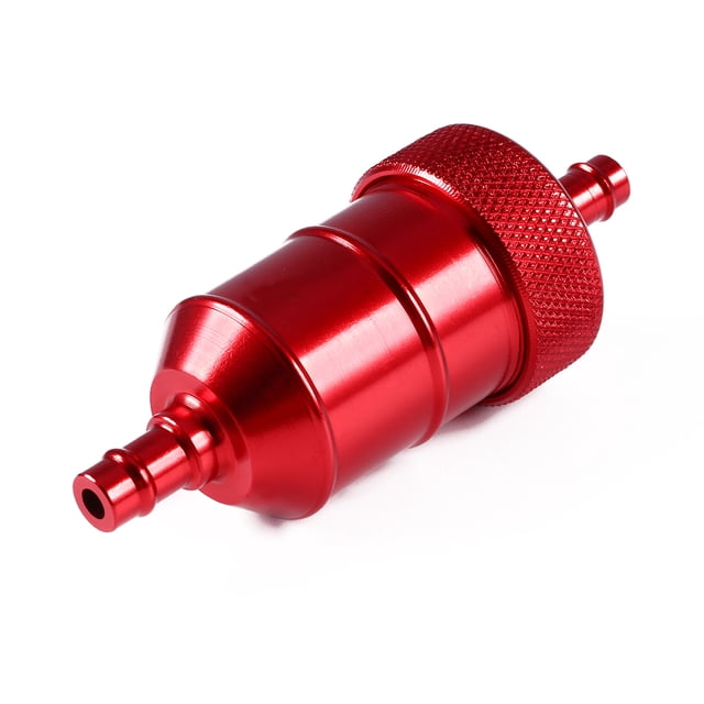 Filtro De Combustible En Línea De Aluminio Universal De 6mm Y 1/4 Pulgadas, Limpiador De Filtro En Línea De Combustible Para Motocicleta Pit Dirt Bike Gasolina Gasonline