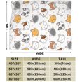 thumbnail image 4 of Cute Cat Blanket Flannel Fleece Soft Warm Throw Blankets Cozy Plush Lightweight Cat Lover Blanket for Bedroom Living Rooms Sofa Couch 50"x60"(06), 4 of 6