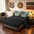 thumbnail image 5 of Manfei Camo American Flag King Bedding, Patriotic Camouflage King Bed in a Bag, Green, Black Reversible 7-Piece, 5 of 6