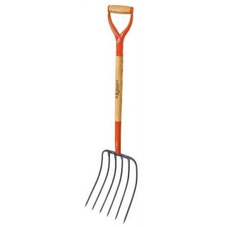 Fork with red handle for composting, recycling lawn and garden waste. Forks  stuck in compost. Making and mixing compost in the backyard. Organic  fertilizer for garden plants. 8281219 Stock Photo at Vecteezy