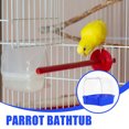 thumbnail image 4 of Accesorio para jaula de pájaros, bañera para pájaros, bañera para pájaros, accesorio para pájaros, bañera para loros, bañera para pájaros pequeños, bañera para periquitos, 4 of 7