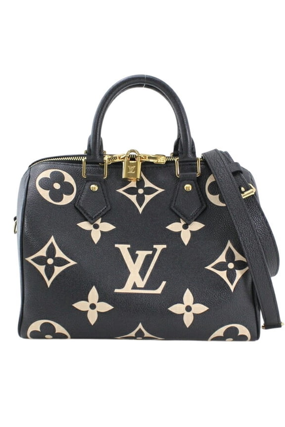 Pre-Owned Louis Vuitton Speedy Bandoulire 25 Monogram Empreinte Leather M58947 Men's/Women's...
