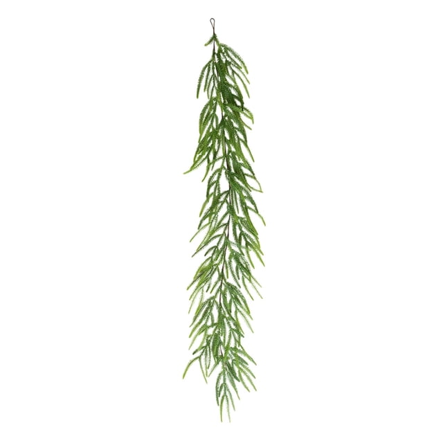 Guirnalda artificial decorativa, guirnalda navideña de tacto real, decoración navideña para exteriores, año Nuevo