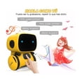 thumbnail image 4 of Robot Juguetes Inteligente Niños Control Táctil, Español amarillo, 4 of 5