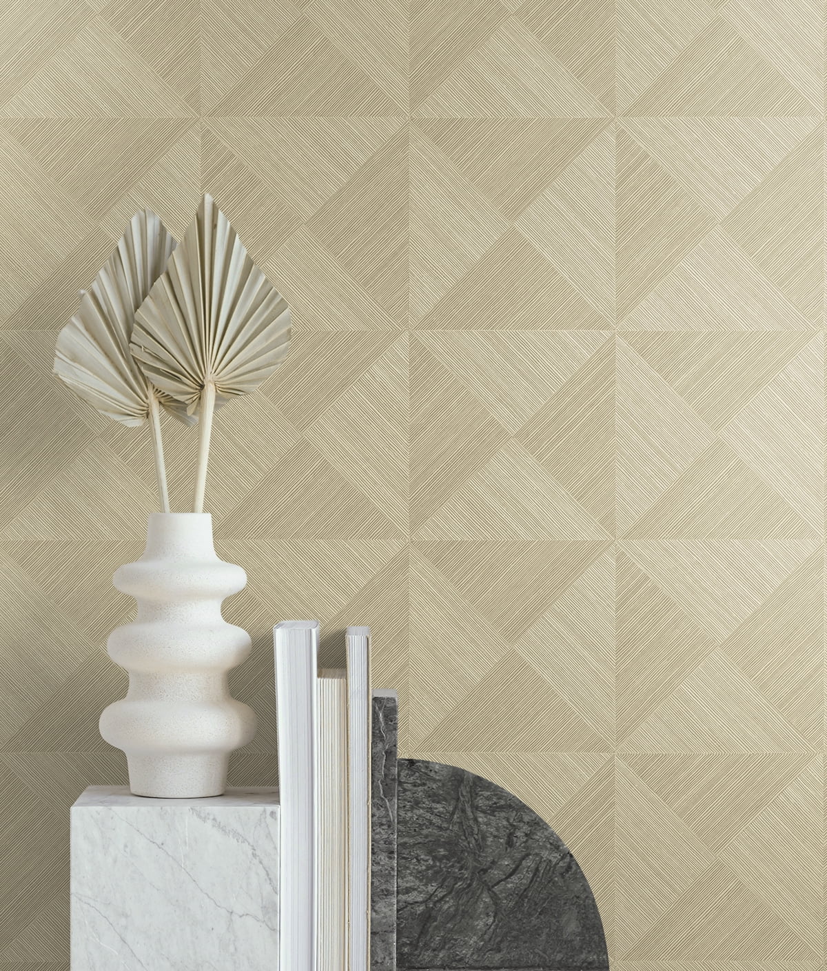 Stacy Garcia Home Geo Inlay Peel and Stick Wallpaper