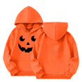 thumbnail image 6 of CPNG Girls and Boys Halloween Hoodies Long Sleeve Hooded Sweatshirt with Halloween Theme Print Loose Fit Casual Daily Pullovers Tops, 6 of 6