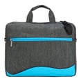 thumbnail image 1 of Laptop Bag Messenger Bag, Water Resistant Nylon Laptop Shoulder Bag with Multiple Pockets, Padded Compartment Fits 15.6 Inch Laptops Chromebooks Tablets, 1 of 6