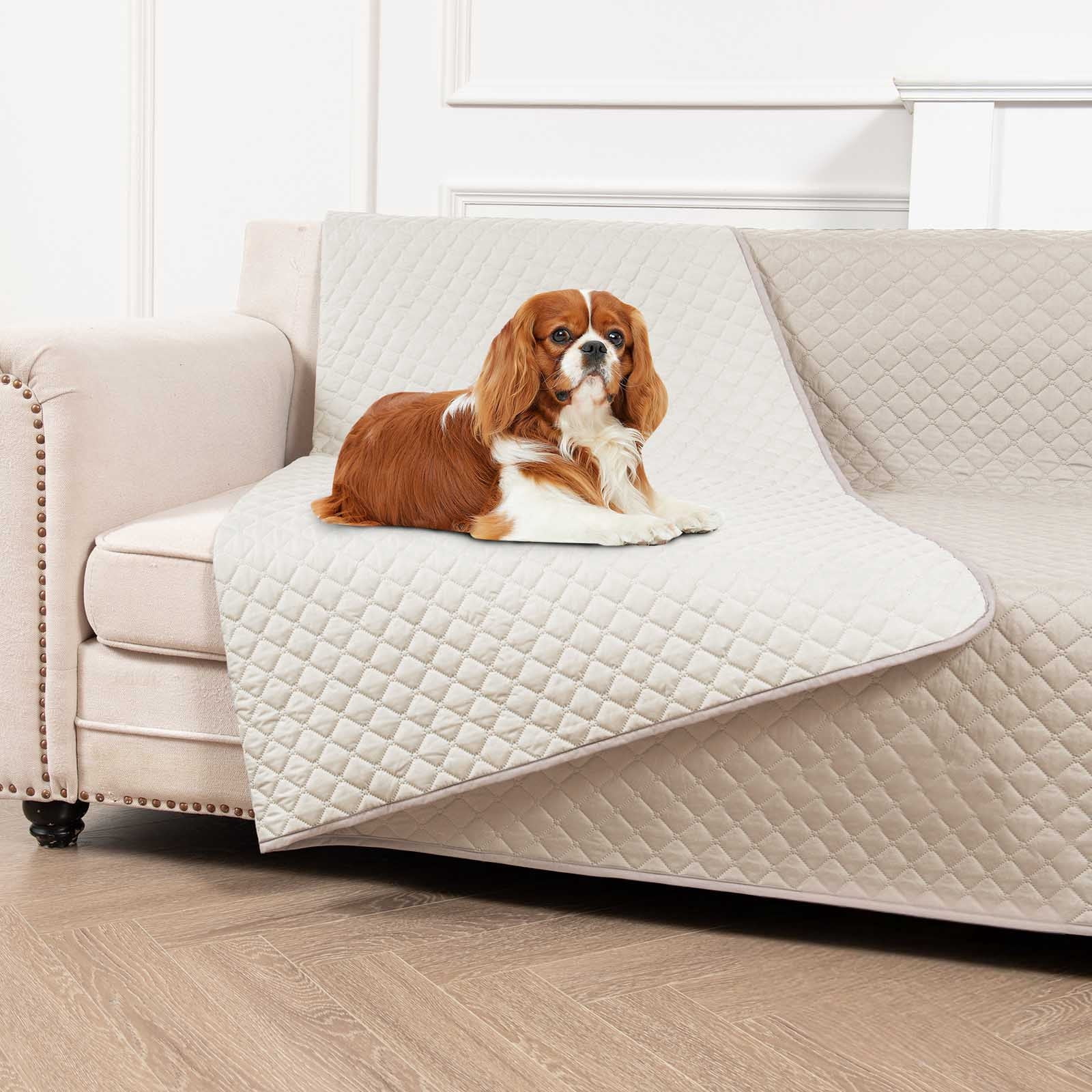 Waterproof Dog Blanket for Couch - Reversible Pet Sofa Cover with Non- Back, Washable Cooling Dog Bed Mat for Furniture, Car & Incontinence Protection for Dogs & Cats