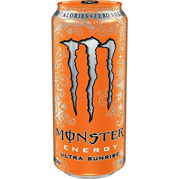 Monster Energy Ultra Energy Drinks 6 - 16oz Cans (Ultra Sunrise)