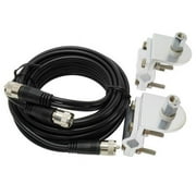TruckSpec Build-A-Kit Dual CB Antenna Mount & 18ft RG59A/U Cable System - TruckSpec BAK2254 Multi-Colored
