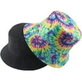 thumbnail image 6 of CoCopeaunts Tie Dye Bucket Hat Women Summer Sun Hats Unisex Reversible Fisherman Hat Beach Sunscreen Reversible Bucket Cap, 6 of 8