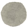 thumbnail image 1 of New Flokati 1400gr 8' Round Area Rug, Light Grey, 1 of 5