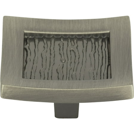 Atlas Homewares 270 Primitive 1-1/2" Square Cabinet Knob - Nickel