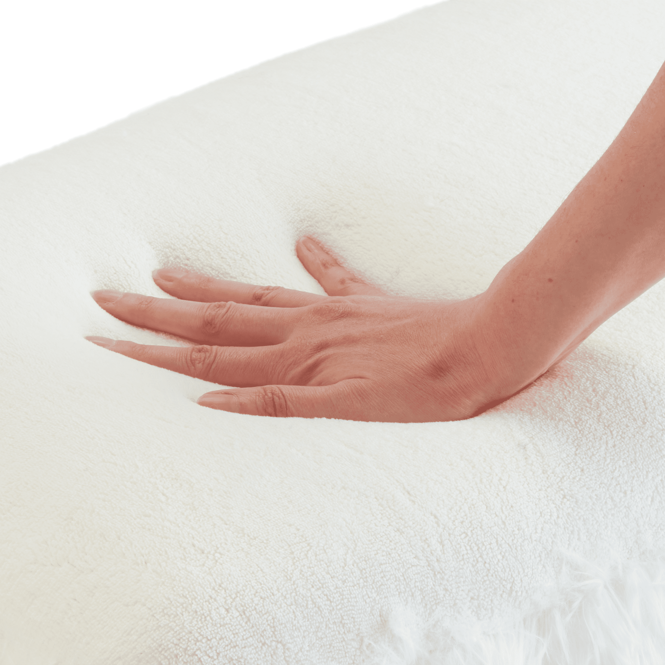 Memory Foam Fun Pillow Huggy Collection with Snuggle Cover, Standard/Queen, White, 2 Pack