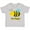 AC-Heather Grey, variant on Bee Happy Boys or Girls Toddler T-Shirt