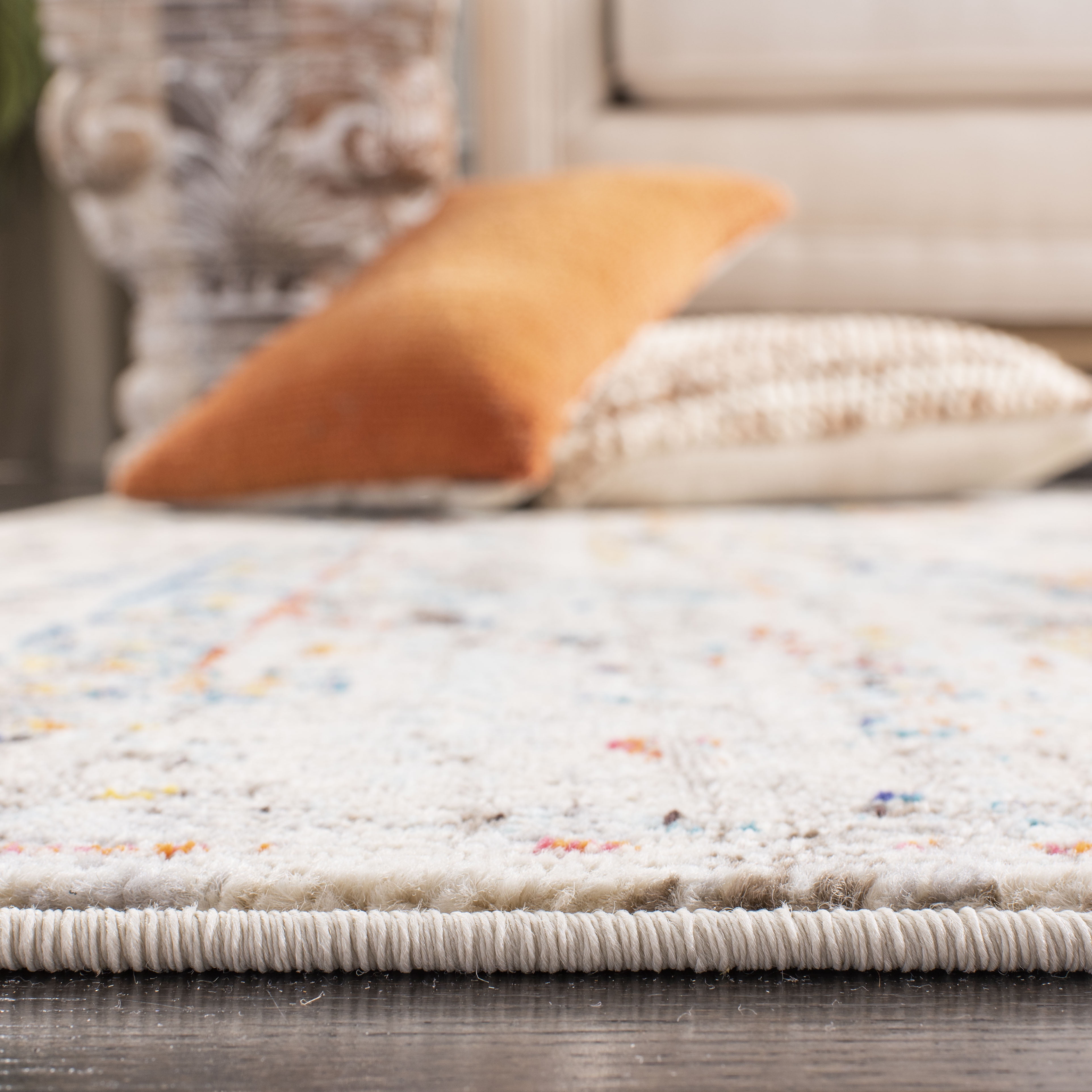 SAFAVIEH Madison Alys Vintage Traditional Runner Rug, Cream/Blue, 2'2" x 14'
