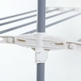 thumbnail image 5 of Everyday Home 3-Tier Stainless-Steel Laundry Rack for Hanging and Drying (White), 5 of 5