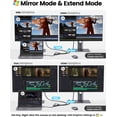 thumbnail image 4 of ORICO 10 in 1 USB C Docking Station Dual Monitor Laptop Docking Station with HDMI 4K, VGA, 3 USB Port, PD 100W, SD&TF, 3.5mm Audio, Gigabit Ethernet Type C Multiport USB C Hub Adapter, 4 of 9