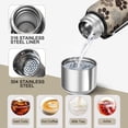 thumbnail image 3 of 20 Oz Paw Print Coffee Tumbler Double Wall Insulated Stainless Steel Water Bottle | Metal Reusable Thermoses Flask with Cup Cap | Leak & Sweat Proof with Anti-Dust Lid, 3 of 7