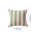 thumbnail image 3 of VQPeo Outdoor Waterproof Pillow Cover – Bright Watercolor Style with Geometric Stripes, Perfect for Sofa, Chair, and Outdoor Decor(Multicolor I), 3 of 5