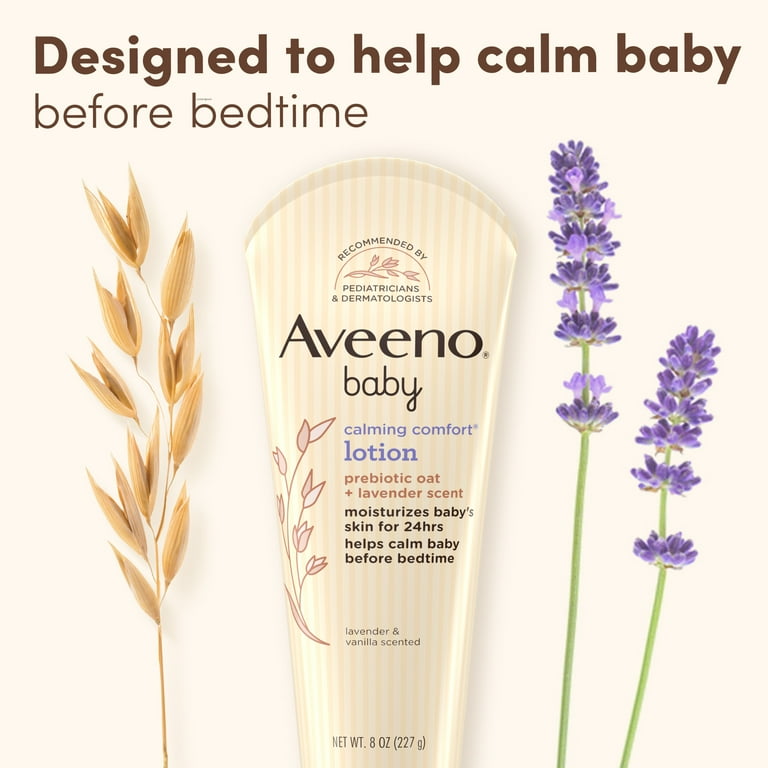 Aveeno Baby Calming Comfort Moisturizing Lotion with Lavender for