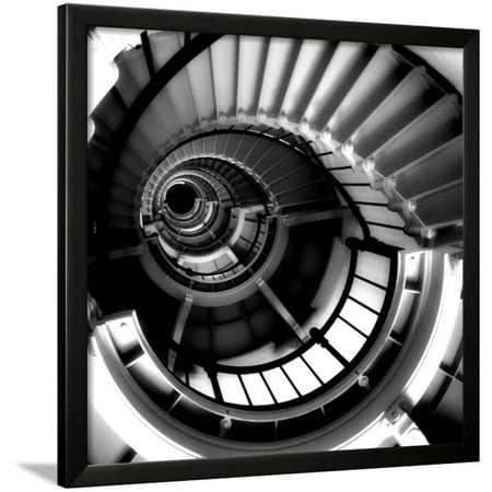 Spiral Staircase Framed Print Wall Art By Gail Peck