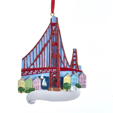 Golden Gate Bridge San Francisco Christmas Tree Ornament W8442
