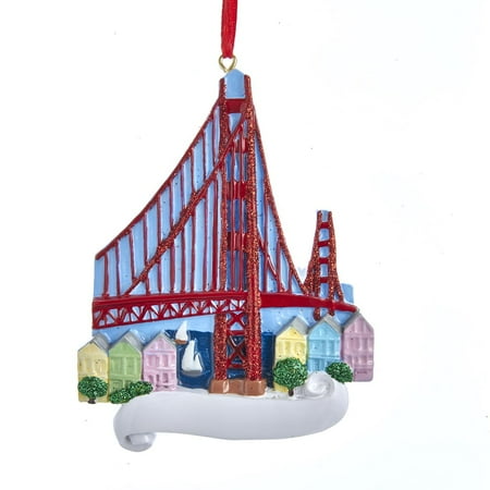 San Francisco Christmas Store Golden Gate Bridge San Francisco Christmas Tree Ornament W8442 New ()