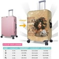 thumbnail image 6 of Travel Luggage Protector Cover Anti-Scratch Suitcase Cover Black Girl Design 4 Sizes pattern21, 6 of 8