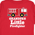 thumbnail image 4 of Inktastic Grandpa Little Firefighter Boys Fire Truck Boys Long Sleeve Toddler T-Shirt, 4 of 5