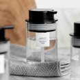 thumbnail image 5 of Glass Dish Soap Dispenser, 10 Oz Clear Hand Liquid Bottles with Rust Proof Plastic Pump, Refillable Round Lotion Dispensing for Kitchen Sink & Bathroo, 5 of 5