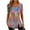 Multicolor, variant on Fesfesfes Women Plus Size Short Sleeve Tops for Women Fashion Womens Casual Printed Square Neck Short Sleeve Buttons Tops Loose Blouses Tshirt 18(XXXXXL)