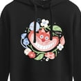 thumbnail image 3 of Disney - Alice In Wonderland - Cheshire Cat Circle - Juniors Cropped Pullover Hoodie, 3 of 5