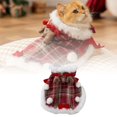 thumbnail image 4 of FEISHENTT Dog Sweater Dress, Puppy Sweaters for Small Dogs Girl Winter Pet Clothes Outfit for Chihuahua Yorkie Teacup Cold Weather Red Plaid Cat Apparel Clothes E XL, 4 of 9