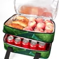 thumbnail image 5 of Saint Patrick's Day Double-Layered Insulated Lunch Bag with Two Compartments - Large Capacity Lunch Bags for Hand Carry - 7.1x11.4x16.1 Inches, 5 of 6
