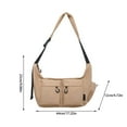 thumbnail image 3 of Crossbody Bags for Women Lightweight Travel Shoulder Bag Waterproof Nylon Purses And Handbags Pocketbook Slouchy Crossbody Bag with Pockets, 3 of 5