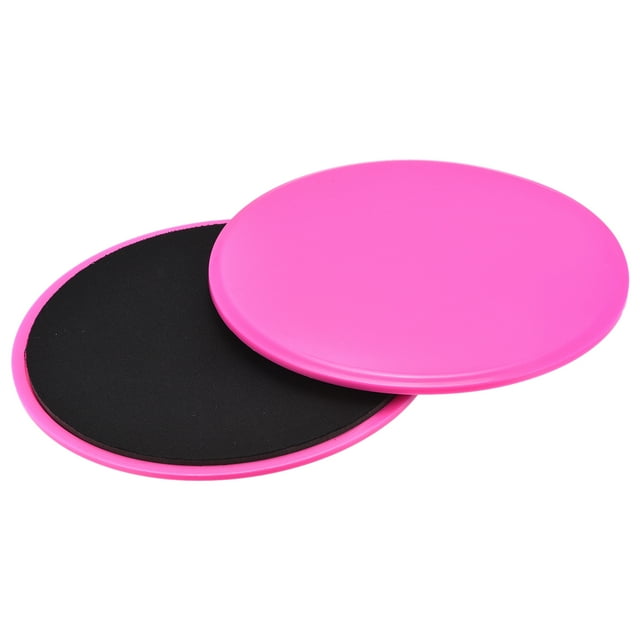 Unique Bargains Exercise Core Sliders, 175mm Dia. Glider Discs Dual Sided Usage for Full Body Workout, Pink