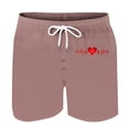 thumbnail image 3 of Plebaso Graphic Shorts for Men Big and Tall Drawstring Casual Shorts Print Lightweight Mens Beach Shorts, 3 of 4