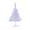 White, variant on pathside 18Inch Artificial Christmas Tree, Mini Christmas Tree, Desktop Xmas Tree with Plastic Stand Small Xmas Tree for Window Display Christmas Decoration Supplies (Pink)