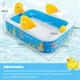 thumbnail image 3 of Piscina inflable Costway para niños pato con rociador 245 x 172 x 95 cm Azul, 3 of 10
