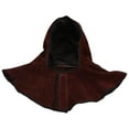thumbnail image 1 of Welding Hood Cowhide Leather Welding Protective Caps with Neck Shoulder Drape, 1 of 9
