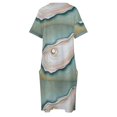 thumbnail image 4 of Pearl in Oyster Shell Loose Pocket Dress Prom gown short dresses daring Beachwear, 4 of 6